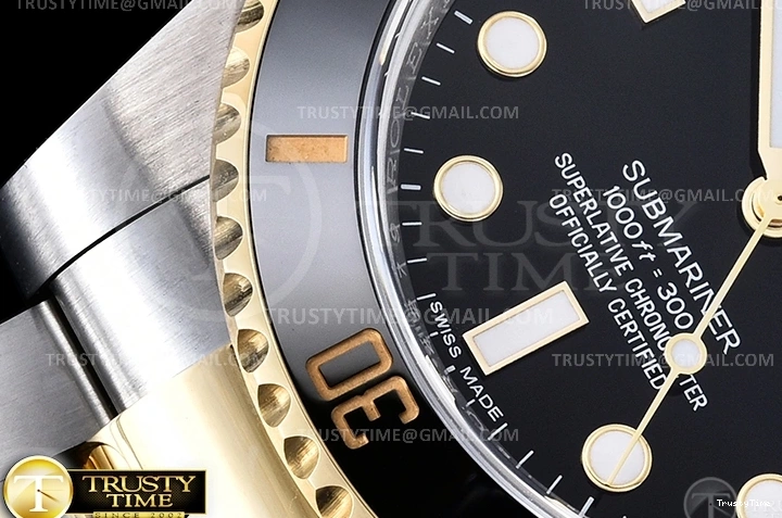 1020 Submariner 116613LN 904L YG SS Black ARF V3 SH Breathable 1086